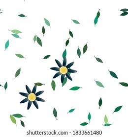 Patrón de vector ornamental floral. La textura de las hojas de diseño sin brillo.