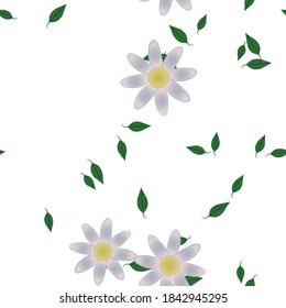 Patrón de vector ornamental floral. La textura de las hojas de diseño sin brillo.