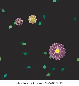 Patrón de vector ornamental floral. La textura de las hojas de diseño sin brillo.