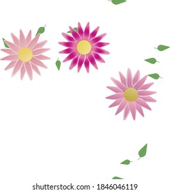 Floral ornamental vector pattern. Seamless design leafs texture.