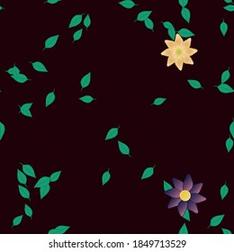 Patrón de vector ornamental floral. La textura de las hojas de diseño sin brillo.