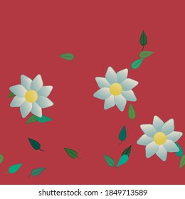 Patrón de vector ornamental floral. La textura de las hojas de diseño sin brillo.