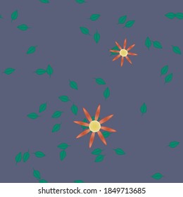 Patrón de vector ornamental floral. La textura de las hojas de diseño sin brillo.