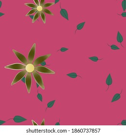 Patrón de vector ornamental floral. La textura de las hojas de diseño sin brillo.