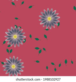Patrón de vector ornamental floral. La textura de las hojas de diseño sin brillo.
