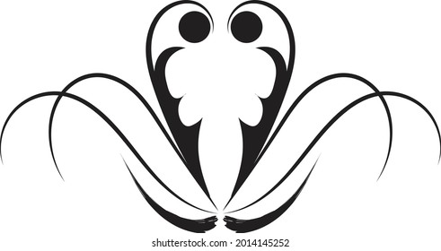 Floral ornaments, Borders and Decorative lines for Valentines Day or Weddings Vector