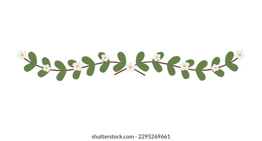 Floral Ornaments, Frames, dividers, borders, frames and lines. For Invitations, Banners, Posters, Placards, Badges. Vector isolated illustration.