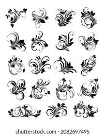 
Floral Ornaments Swirls Decoration Free Vector Image