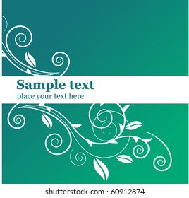 Floral ornate background