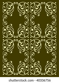 Fondo floral ornamentado. Ilustración vectorial.  Fondo de escritorio. Patrón.