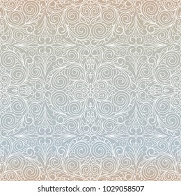 Floral ornate decorative seamless background