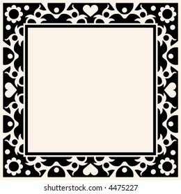 floral ornate frame