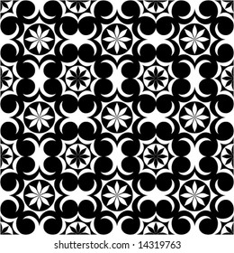 padrão ornamentado floral