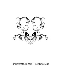 floral ornement element