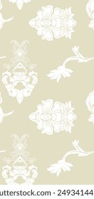 floral ottoman pattern and background.Seamless Digital and Textile design pattern for any Type of print