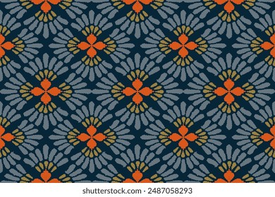 floral paisely ethnic ikat chunri geomatrical seamless pattern floral geomatrical ethnic ikat paisely chunri borders for digital texxtile design