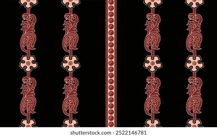 Floral Paisley Embroidery.Ikat Ethnic Oriental Pattern Traditional.