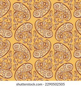Patrón sin fisuras floral. Fondo textil vectorial colorido Damask
