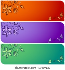 Floral panels