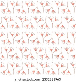 floral pastel color vector pattern motif design