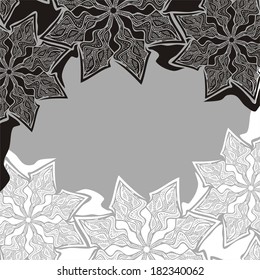 Floral patten background vector illustration
