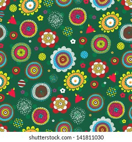 Floral pattern.