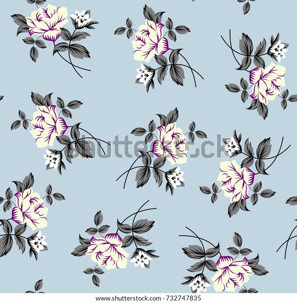 Floral Pattern Stock Vector (Royalty Free) 732747835 | Shutterstock