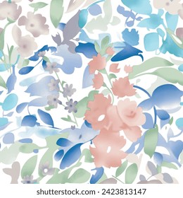Motif floral Abstrait Blooms Géométrie en pétales.
