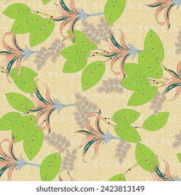Motif floral Abstrait Blooms Géométrie en pétales.