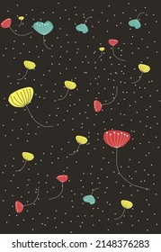 Patrón floral Decoración abstracta adecuada para fondo telefónico o fondo de escritorio