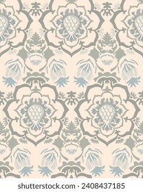 Floral Pattern Abstract Seamless Vector.