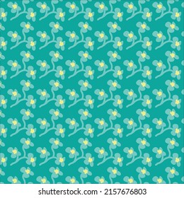 Patrón floral para cualquier uso de textura de fondo de tela ilustración vectorial