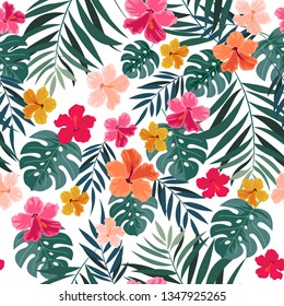 Floral pattern artwork 