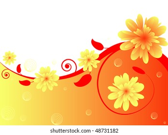 Floral pattern background
