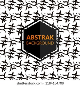 floral pattern background black and white