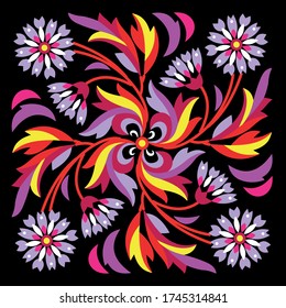 plantillas de diseño de fondo de patrones florales