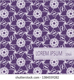 Floral Pattern background.  Eps10 vector  For Invitation cards decoration,  wrapping, textiles, paper.