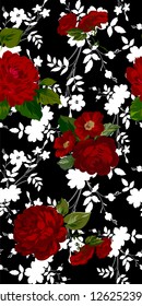 Floral pattern background. Floral pattern. Fashion vector background