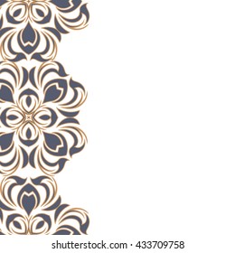 floral pattern, background for greeting card