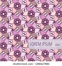 Floral Pattern background. For Invitation cards decoration. Eps10 vector  For Invitation cards decoration,  wrapping, textiles, paper.
