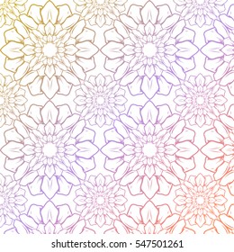 Floral pattern background with pastel colours