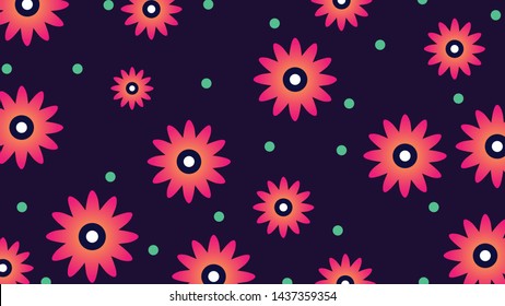 Floral Pattern Background Vector Design