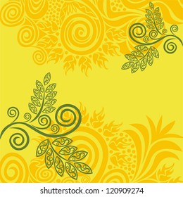 Floral pattern background vector illustration