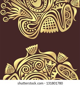 Floral pattern background vector illustration