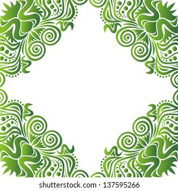 Floral pattern background vector illustration