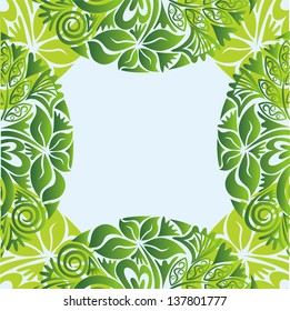 Floral pattern background vector illustration