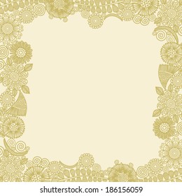 Floral pattern background vector illustration