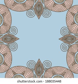Floral pattern background vector illustration