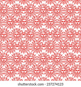 Floral pattern background. vector illustration.