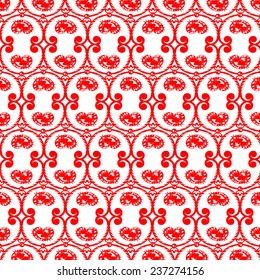 Floral pattern background. vector illustration.